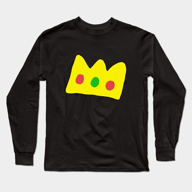 Cute Mcyt Gaming Valentines Day Gift For Ranboo Lovers, Ranboo My Beloved, Minecraft Gamer - If The Crown Fits Long Sleeve T-Shirt by EleganceSpace